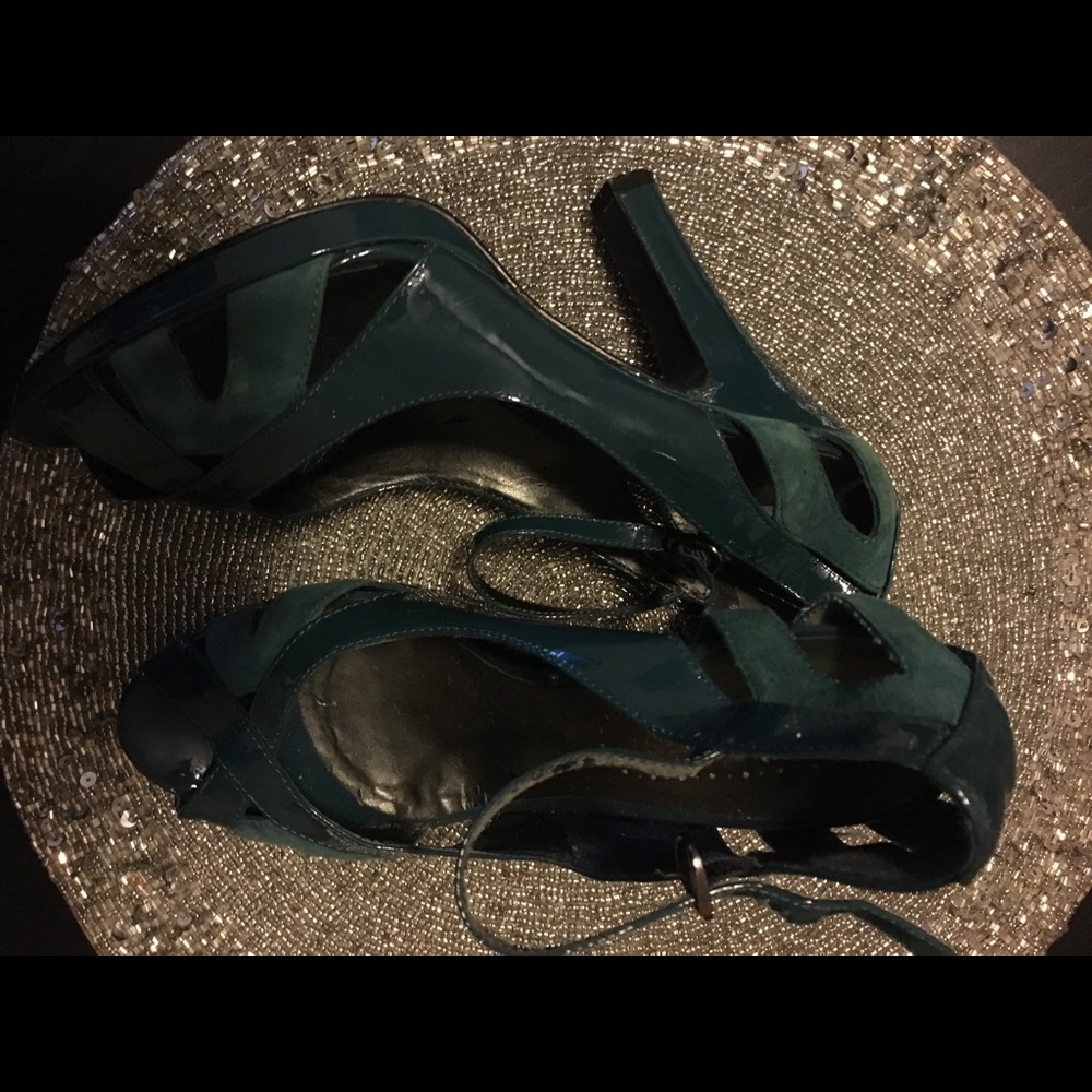 Nine West turquoise shoes